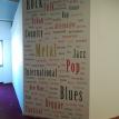 Parete decorata sound